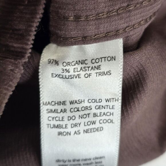 Toad&Co Shirt Mens Large Brown Cruiser Corduroy Long Sleeve Button Ridged Wales - Picture 9 of 15